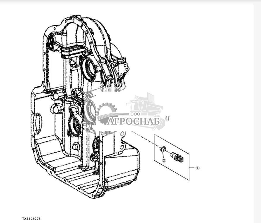 Датчик скорости коробки передач 
